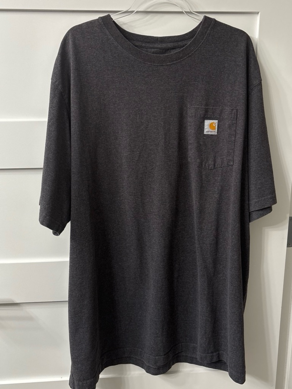 Carhartt Men’s Dark Charcoal Short-Sleeve Pocket Tee